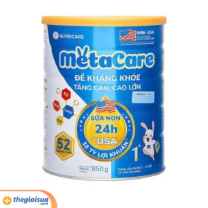 Sữa bột Nutricare Metacare 1+ 850g (Xanh) từ 1-2 tuổi