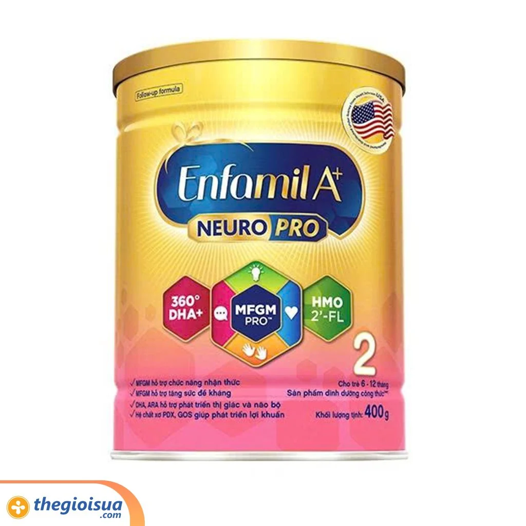 Sữa bột Enfamil A+ Neuropro 2 HMO