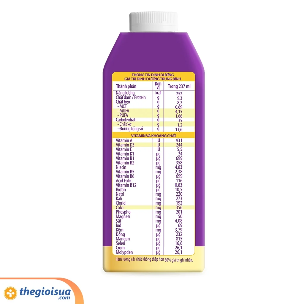 Sữa Bột Pha Sẵn Varna Colostrum 237ml (thùng 12 hộp)