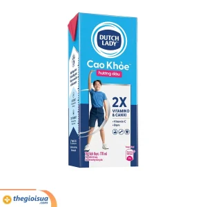 Sữa tiệt trùng Dutch Lady Cao khỏe Hương Dâu 170ml