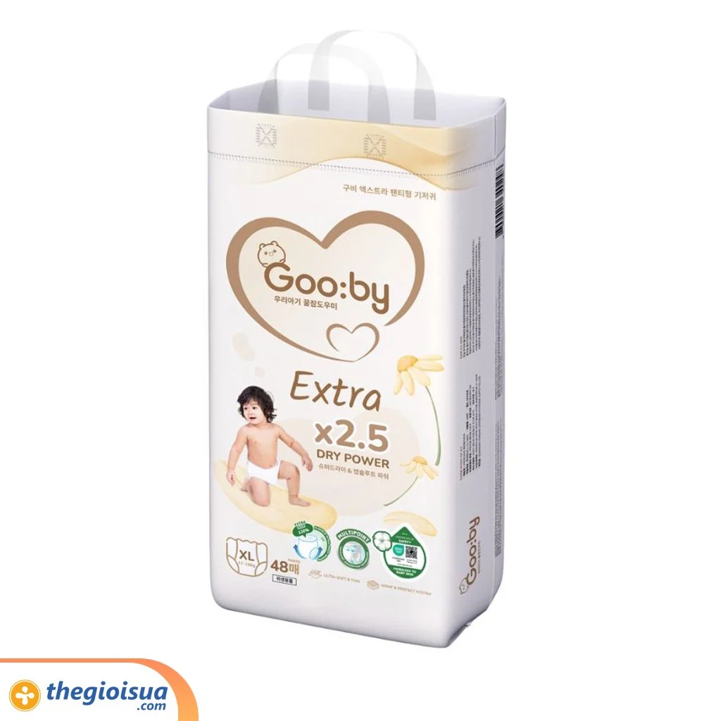 Bỉm quần Gooby Extra size XL 48 miếng (cho bé 11 – 16kg)