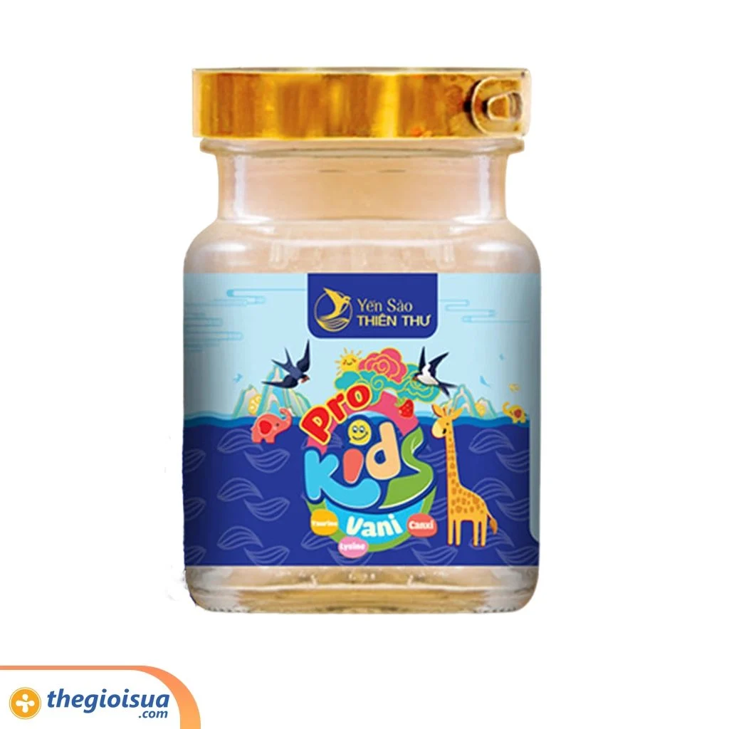 Yến sào Thiên Thư – Pro Kids hương Vani – Yến tươi 1.5g 6x70ml