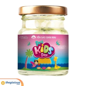 Yến sào Ban Mai – Pro Kids Hương Dâu – Yến tươi 1.8g 70ml