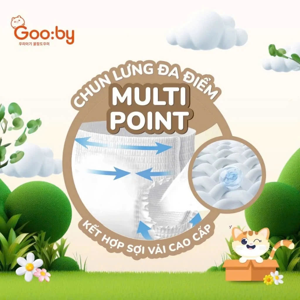 Tã quần Gooby Extra size L 50 miếng (cho bé 9-14kg)