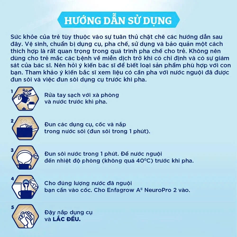 Sữa Enfagrow A2 NeuroPro số 3 800g (1 – 6 tuổi)