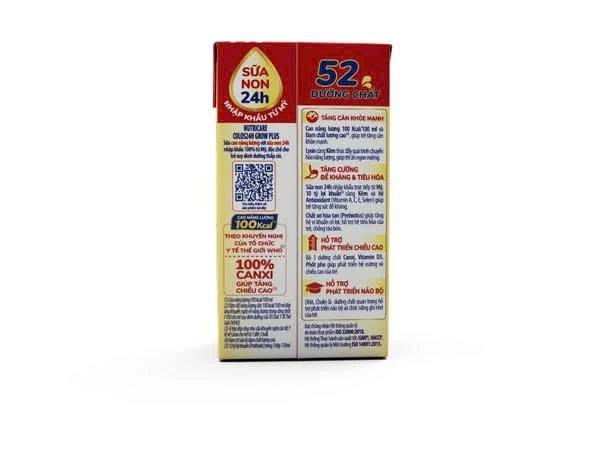 Sữa nước Nutricare colos 24H grow plus 110ml Từ 1 tuổi