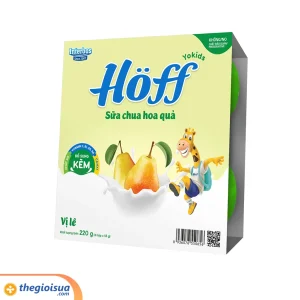 Sữa chua hoa quả Hoff Vị Lê 4 hộp x 55g (trên 6 tháng)